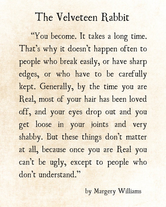 Velveteen Rabbit Quotes 1